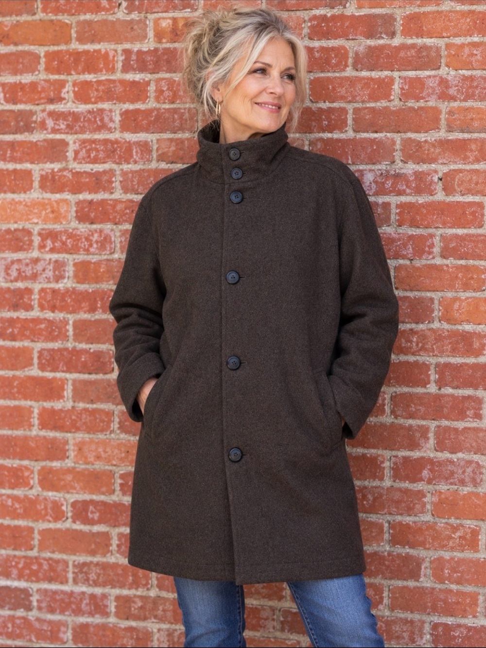London Fog Brown Wool
Car Coat